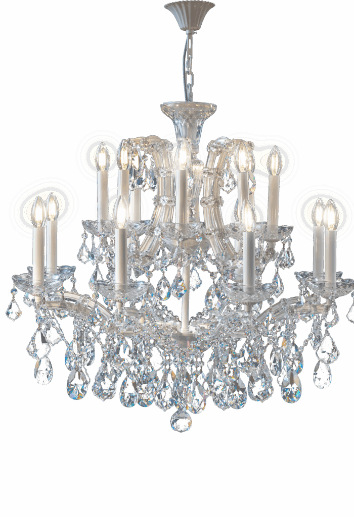 Luxury crystal chandelier with 24k gold plating – Asfour Crystal Qatar